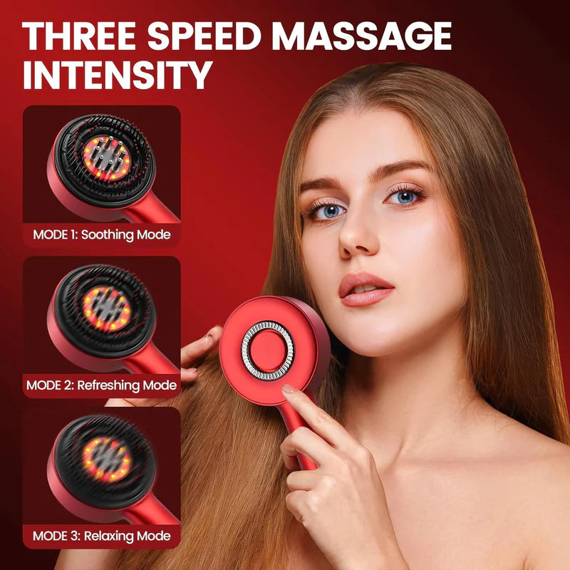 ScalpRestore Pro – 3-in-1 Massager with Red Light for Hair Growth