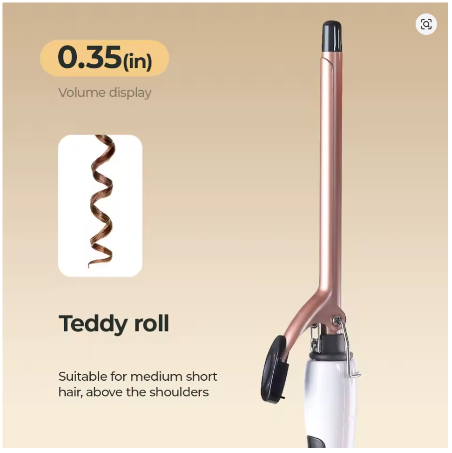 SilkWave Mini – Fast-Heating 1.3” Ceramic Curling Iron
