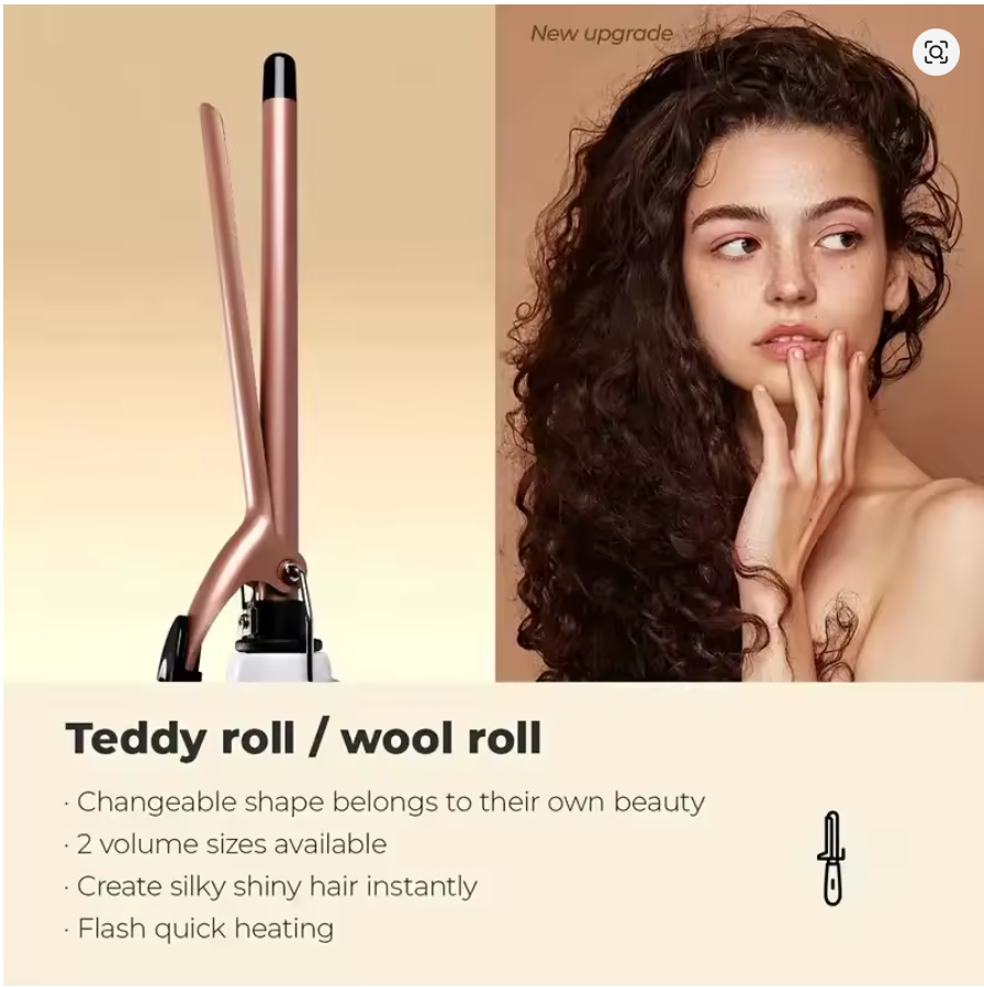 SilkWave Mini – Fast-Heating 1.3” Ceramic Curling Iron