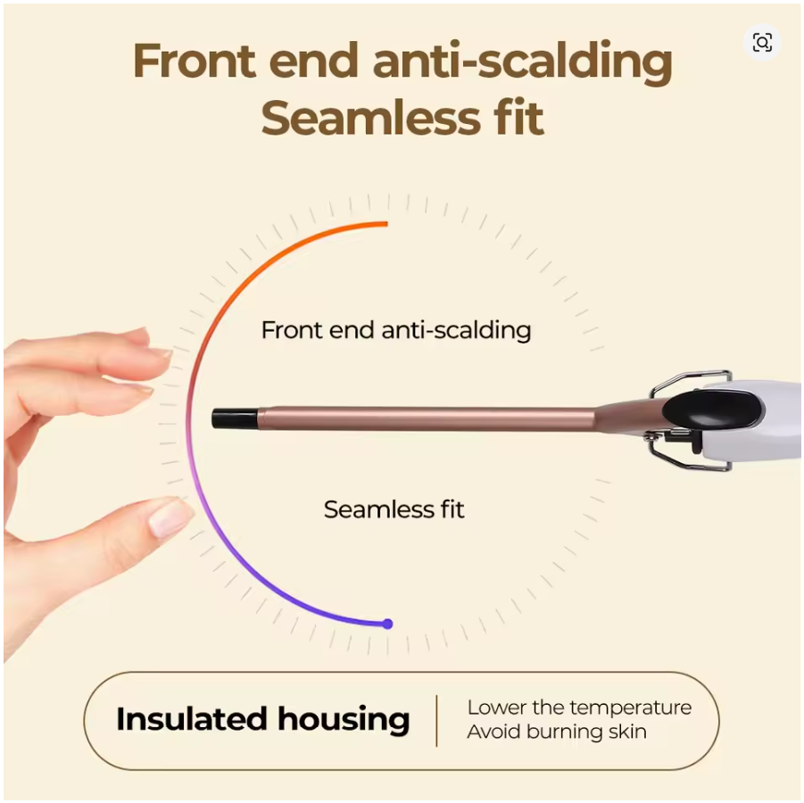 SilkWave Mini – Fast-Heating 1.3” Ceramic Curling Iron