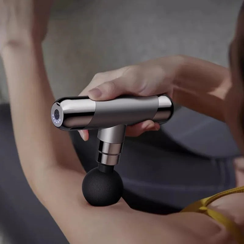 FlexiRelief Mini Massage Gun – Portable Deep Tissue Muscle Massager