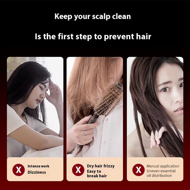 ScalpRestore Pro – 3-in-1 Massager with Red Light for Hair Growth