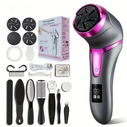 SoleRenew Pro – Rechargeable Electric Callus Remover with LCD Display
