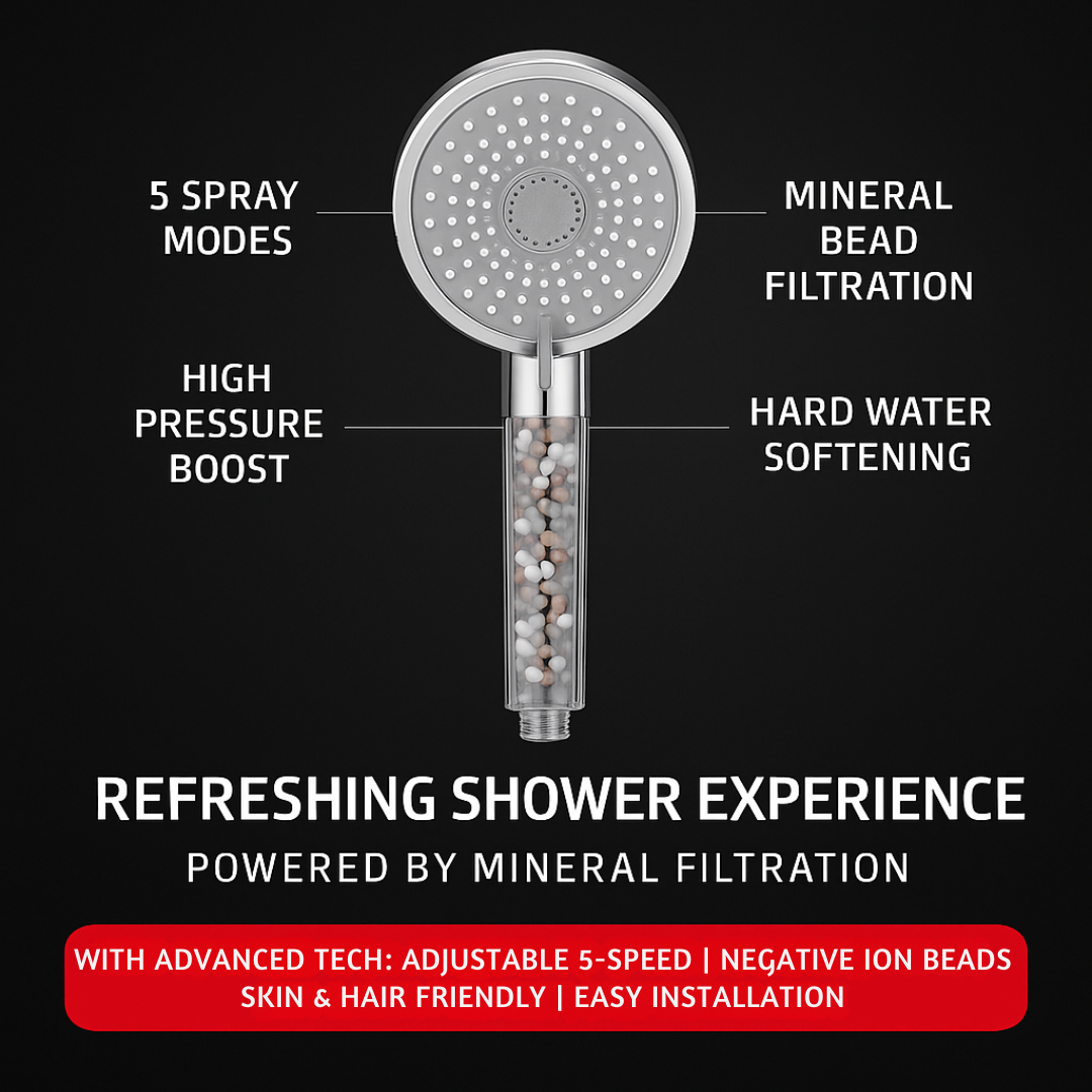 HealthSpring – High Pressure 5-Mode Filter Shower Head