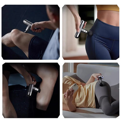 FlexiRelief Mini Massage Gun – Portable Deep Tissue Muscle Massager